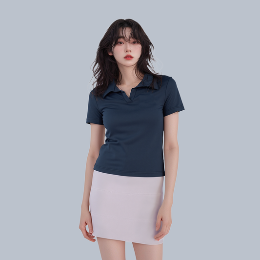 Telar® 涼感機能-女裝Polo短袖上衣