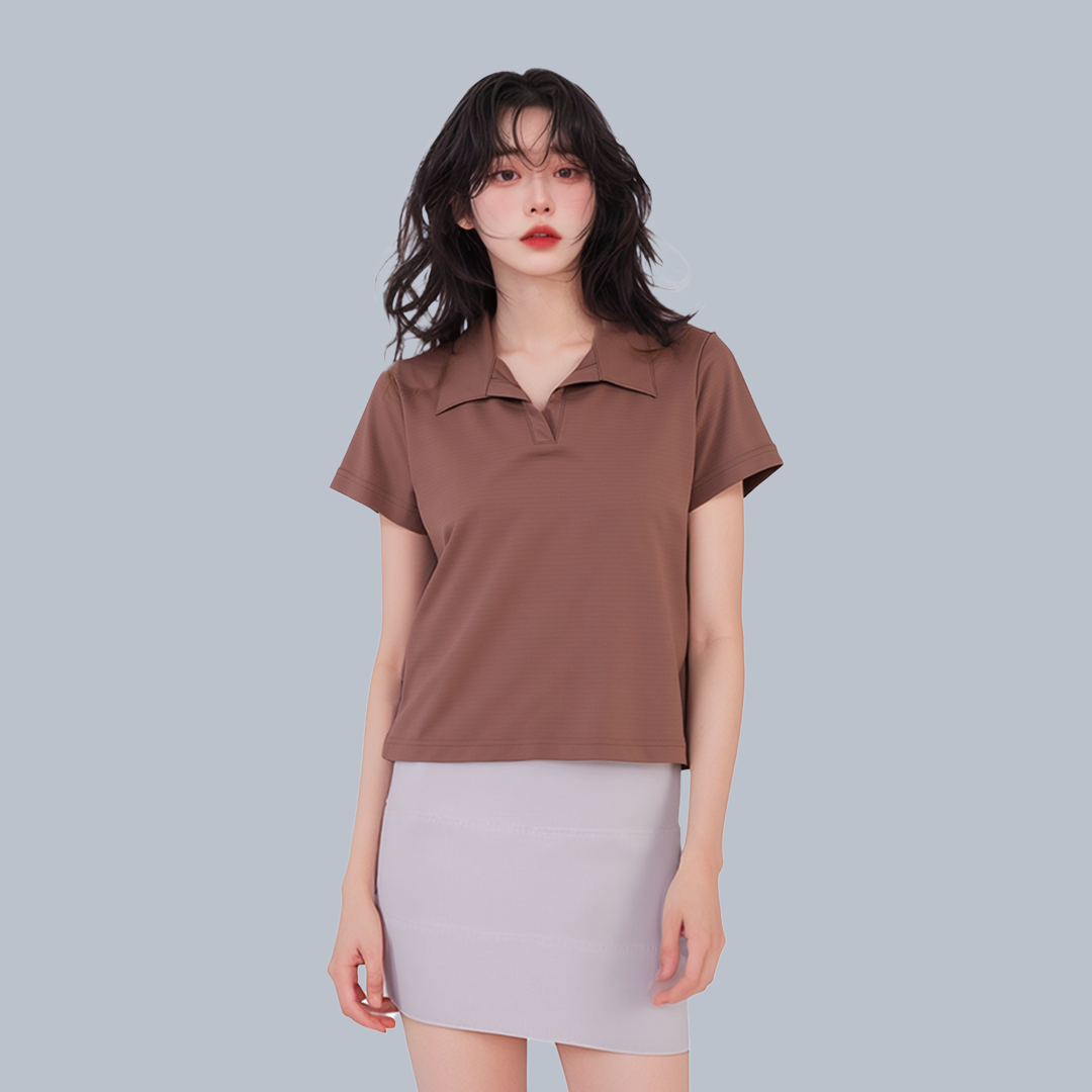 Telar® 涼感機能-女裝Polo短袖上衣